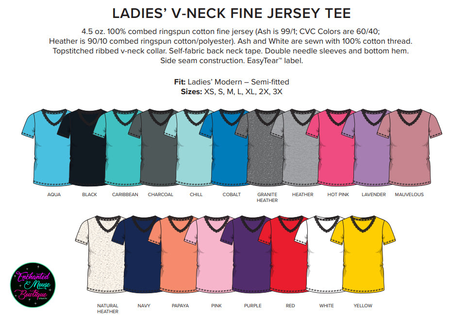 Custom Design V-Neck Shirt, Sizes XS-3X, Create Your Own Design, Womens Premium Jersey V Neck T-shirt, Plus Size Clothing, Plus Size T Shirt