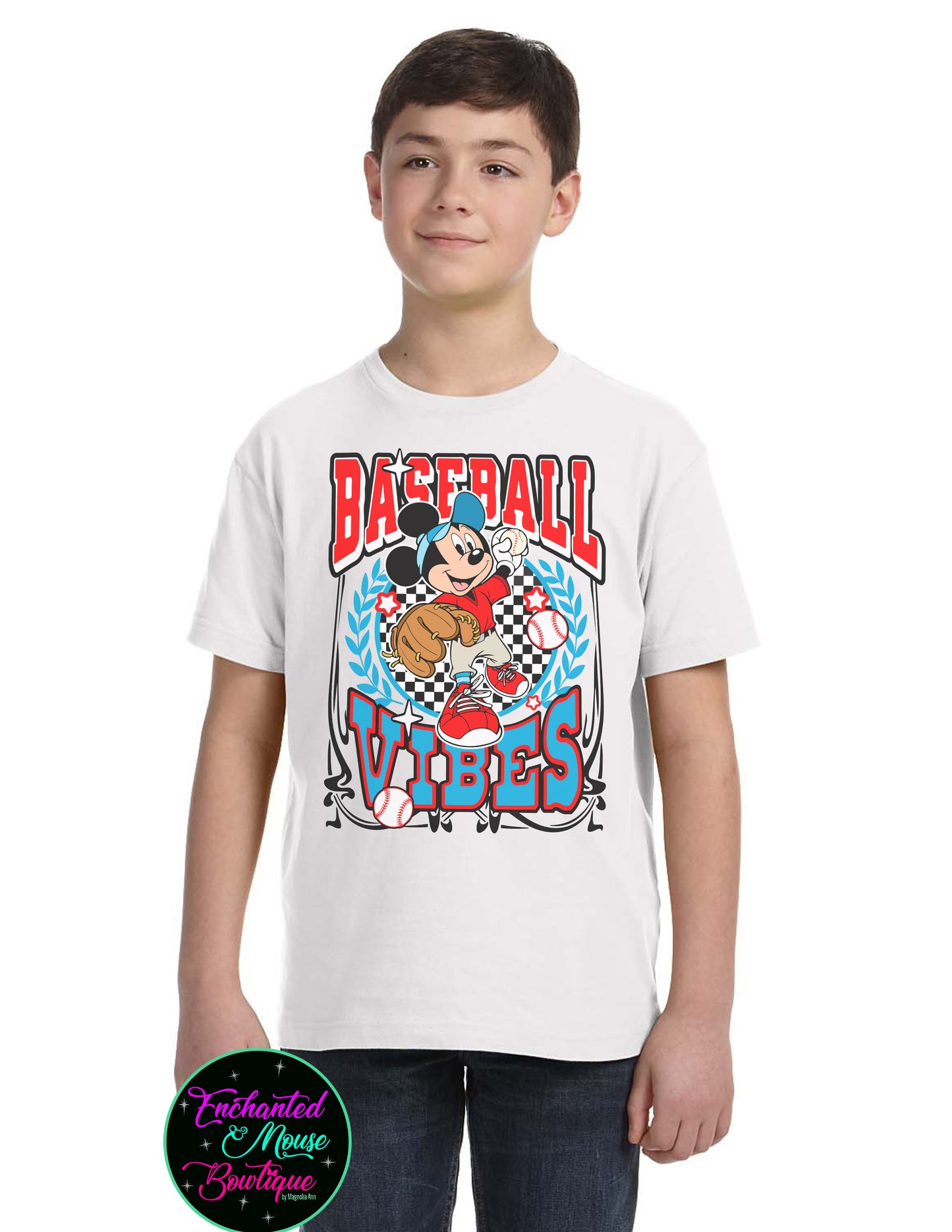Mickey Baseball Vibes Shirt, Disney Shirt, Baseball Disney Shirt, Kids Disney Shirt, Kids Baseball Shirt, Mickey Mouse Shirt, Baseball Lover Tee