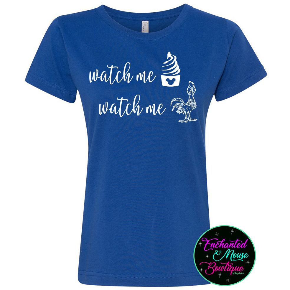 Watch Me Whip Watch Me Hei Hei, Funny Disney Shirt, Dole Whip Shirt, Hei Hei Shirt, Moana Shirt, Disney Shirt, Plus Size Disney Shirt, Snack Shirt