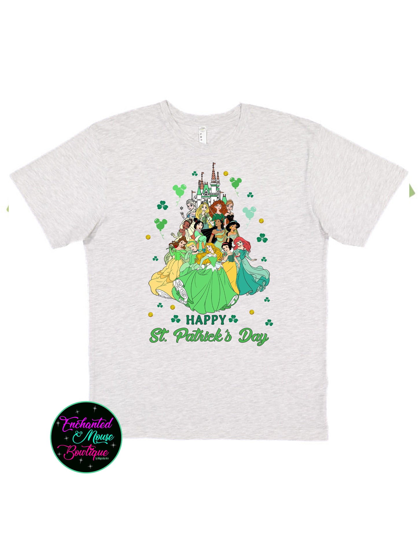Princess St Patrick's Day Shirt, Disney St Patrick's Day Shirt, St Patrick's Day Princess Shirt, St. Patrick's Day Disney Shirt, Princess Tee