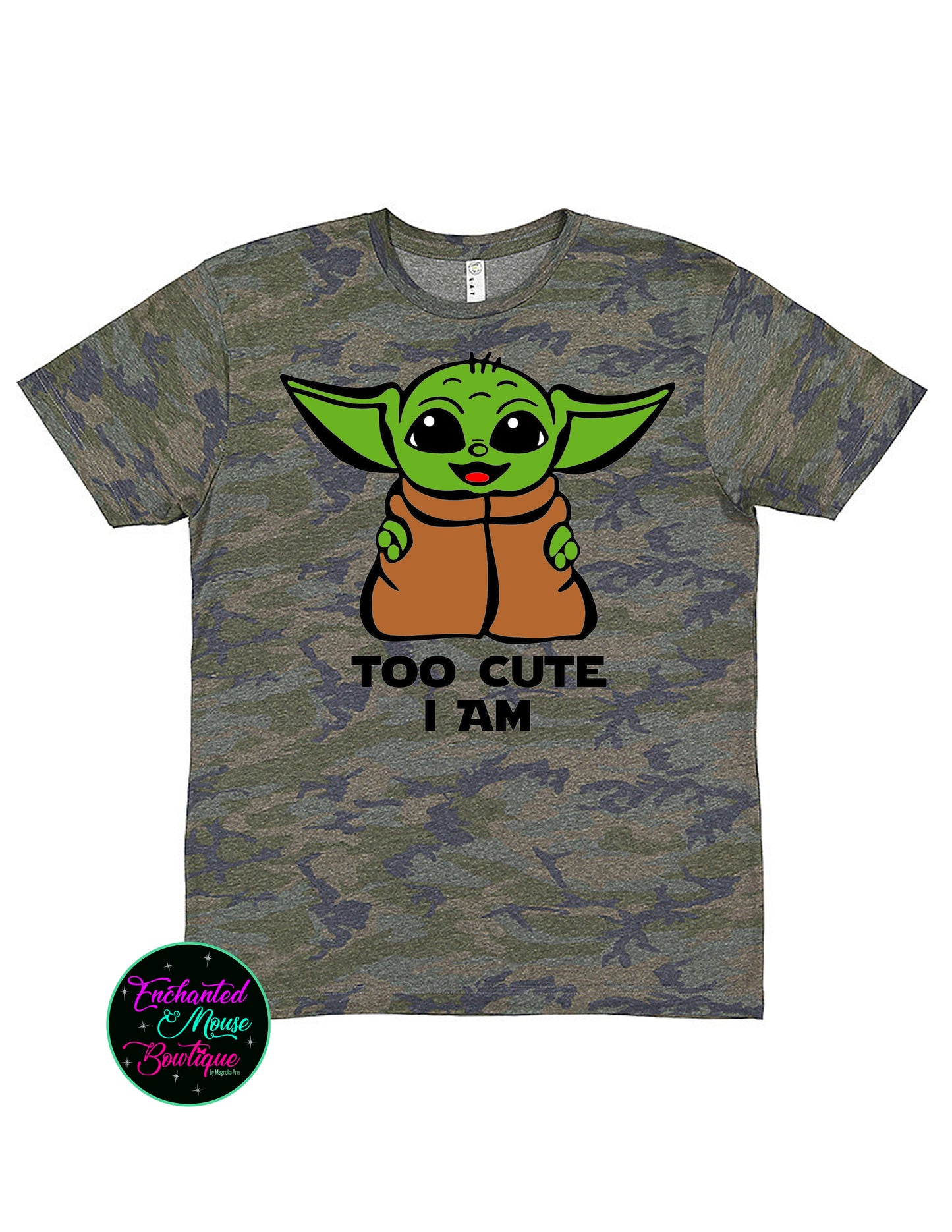 Too Cute I Am, Baby Yoda, Star Wars Shirt, Baby Yoda Shirt, Star Wars Shirt, Star Wars Yoda Shirt, Disney Star Wars, Disney Family Vacation, Yoda Baby Tee