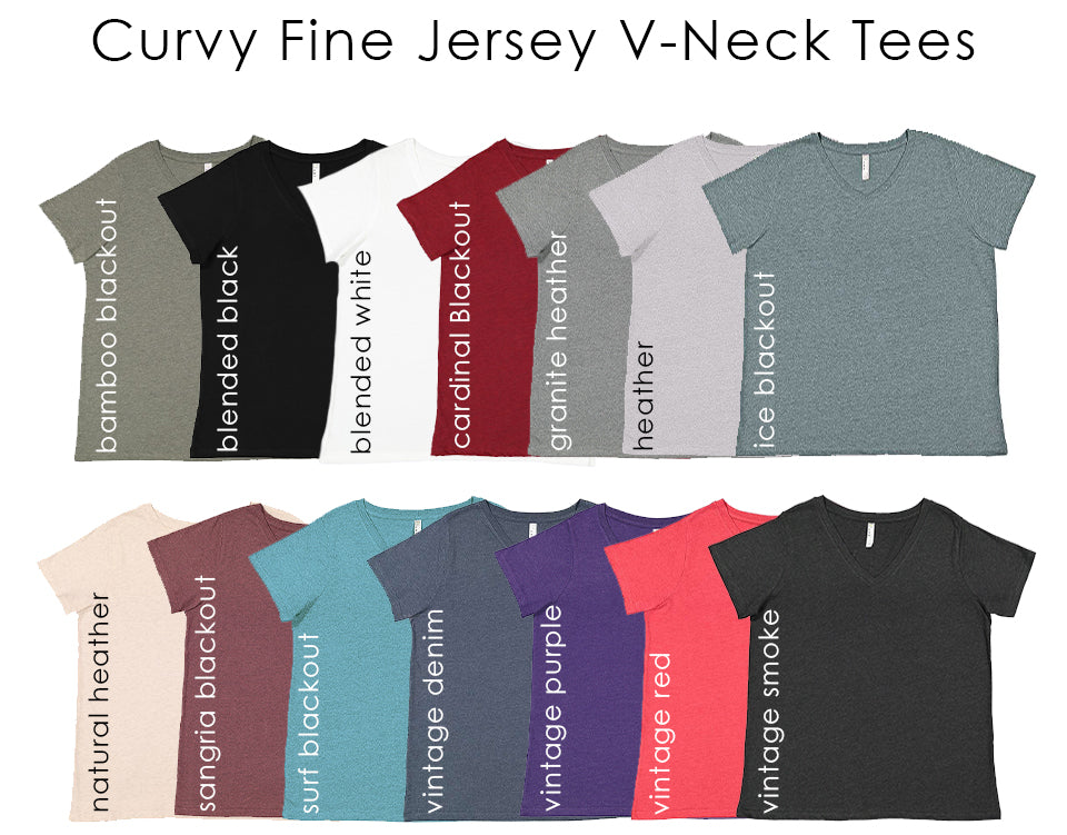 Custom Design Plus Size V-Neck Shirt, Sizes 1X-4X, Create Your Own Design, Women's Fine Jersey V Neck T-shirt, Plus Size Clothing, Plus Size T Shirt