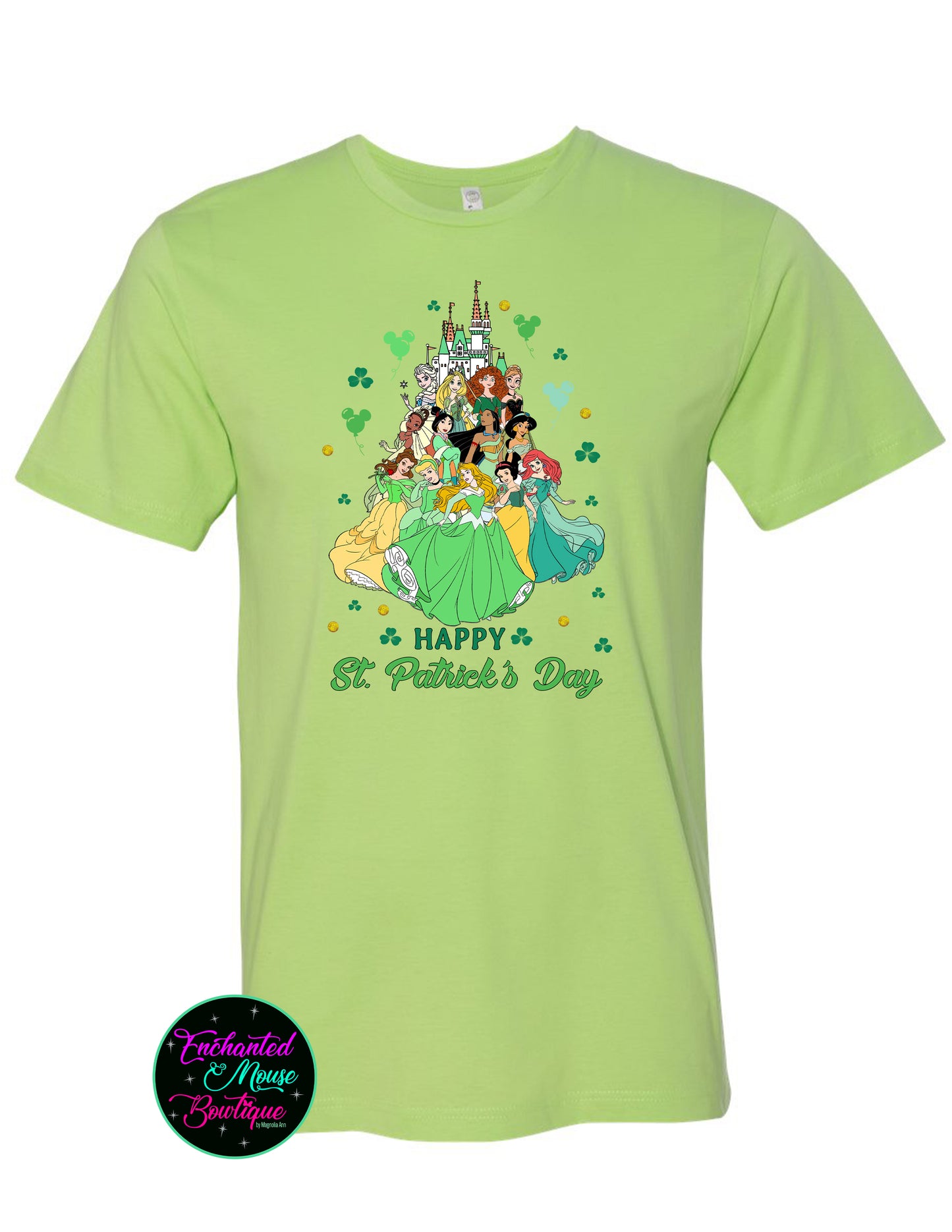 Princess St Patrick's Day Shirt, Disney St Patrick's Day Shirt, St Patrick's Day Princess Shirt, St. Patrick's Day Disney Shirt, Princess Tee