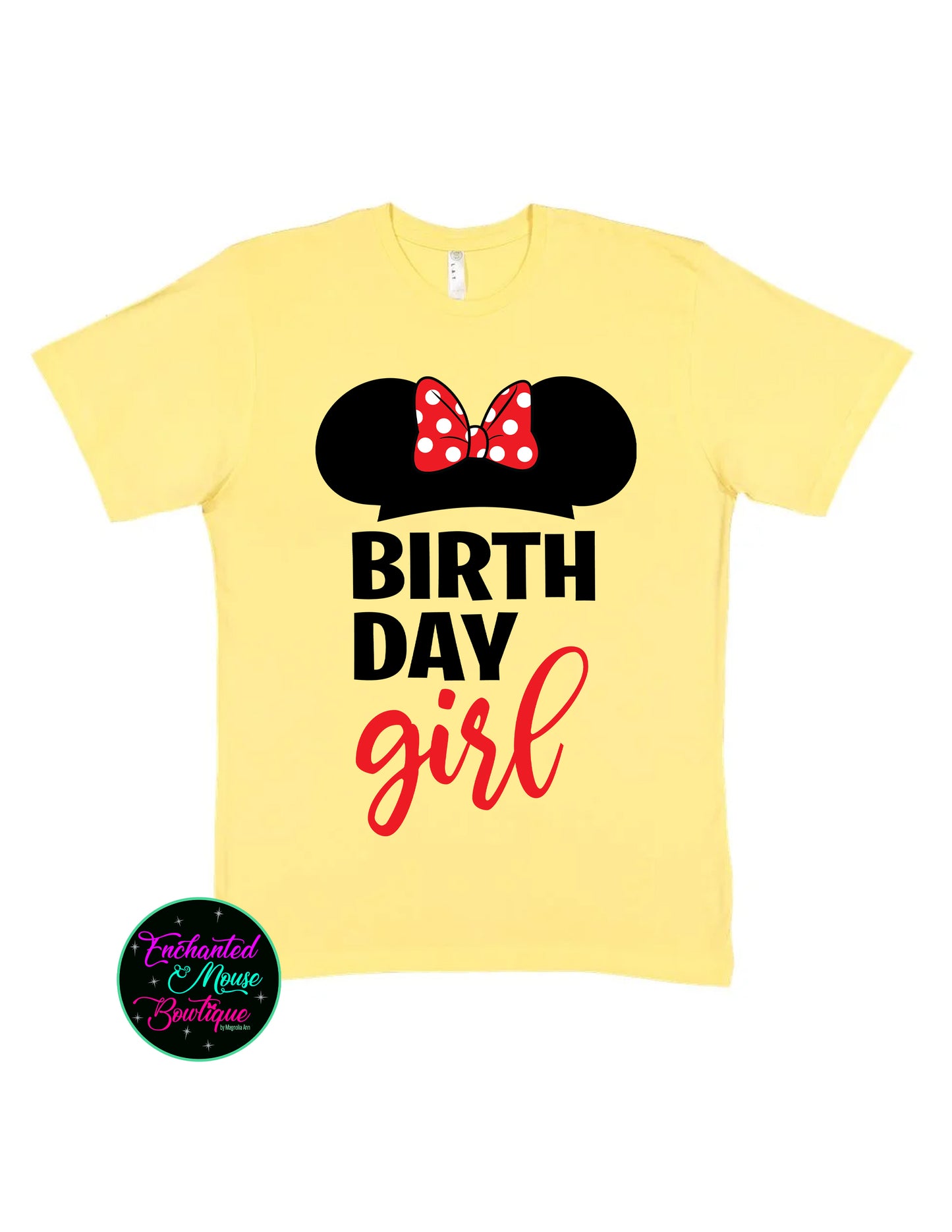 Minnie Mouse Birthday Girl Shirt, Minnie Mouse Birthday T-shirt, Minnie Mouse Shirt, Disney Birthday Party T-shirt, Disney Birthday Shirt
