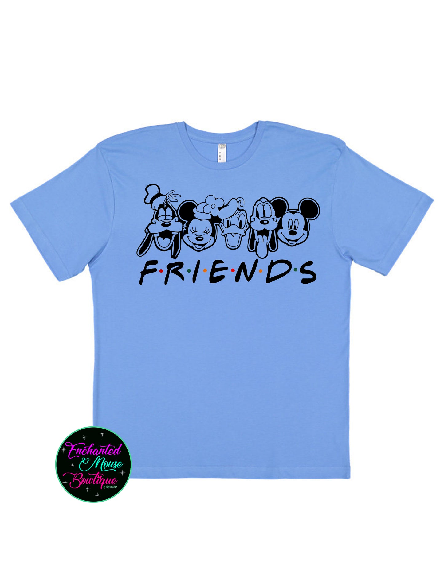 Mickey And Friends Shirt, Disney Friends T-Shirt, Disney Squad Shirt, Disney Family Shirts, Friends Themed Tees, Plus Size Disney Shirt