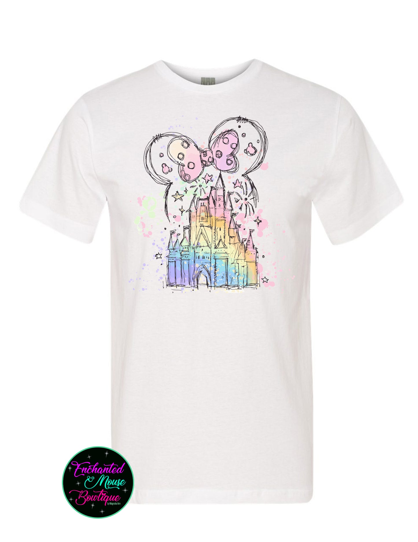 Magic Kingdom Shirt, Matching Disney Shirts, Disney Shirt, Disney World Matching Shirts, Plus Size Disney Shirt, Disney Watercolor Castle Tee