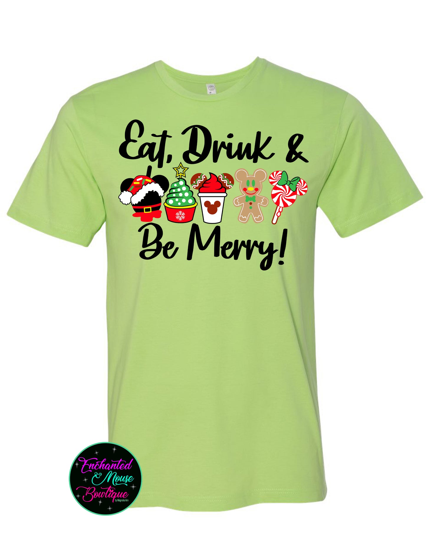 Eat Drink and Be Merry Christmas Disney Shirt, Disney Christmas Shirt, Matching Disney Shirts, Disney Shirt, Plus Size Disney Shirt, Candy Shirt