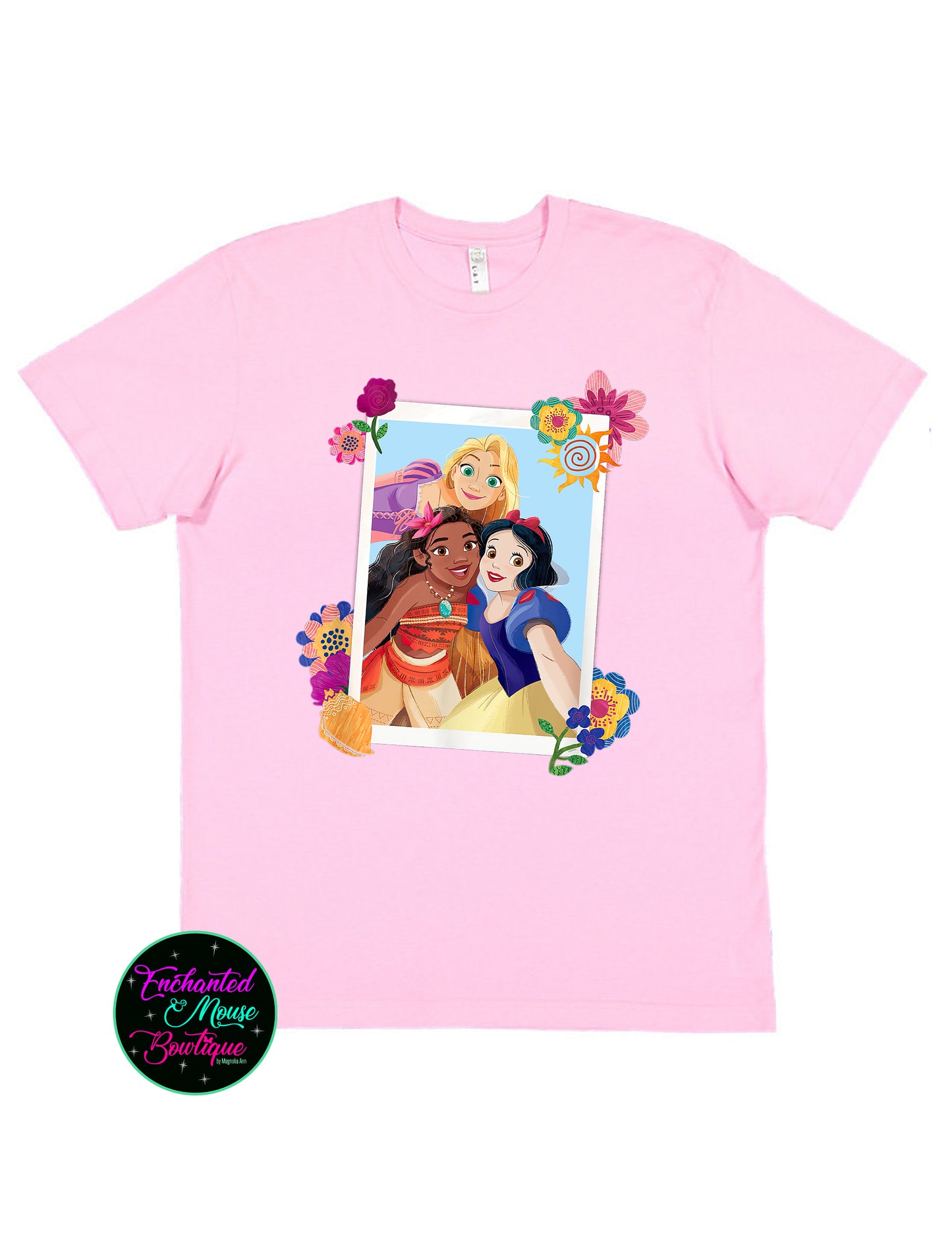 Princess Selfie, Disney Princess Shirt, Princess Tee, Disneyworld Shirt, Disneyland Shirt, Snow White, Moana, Rapunzel, Disney Girls Shirt