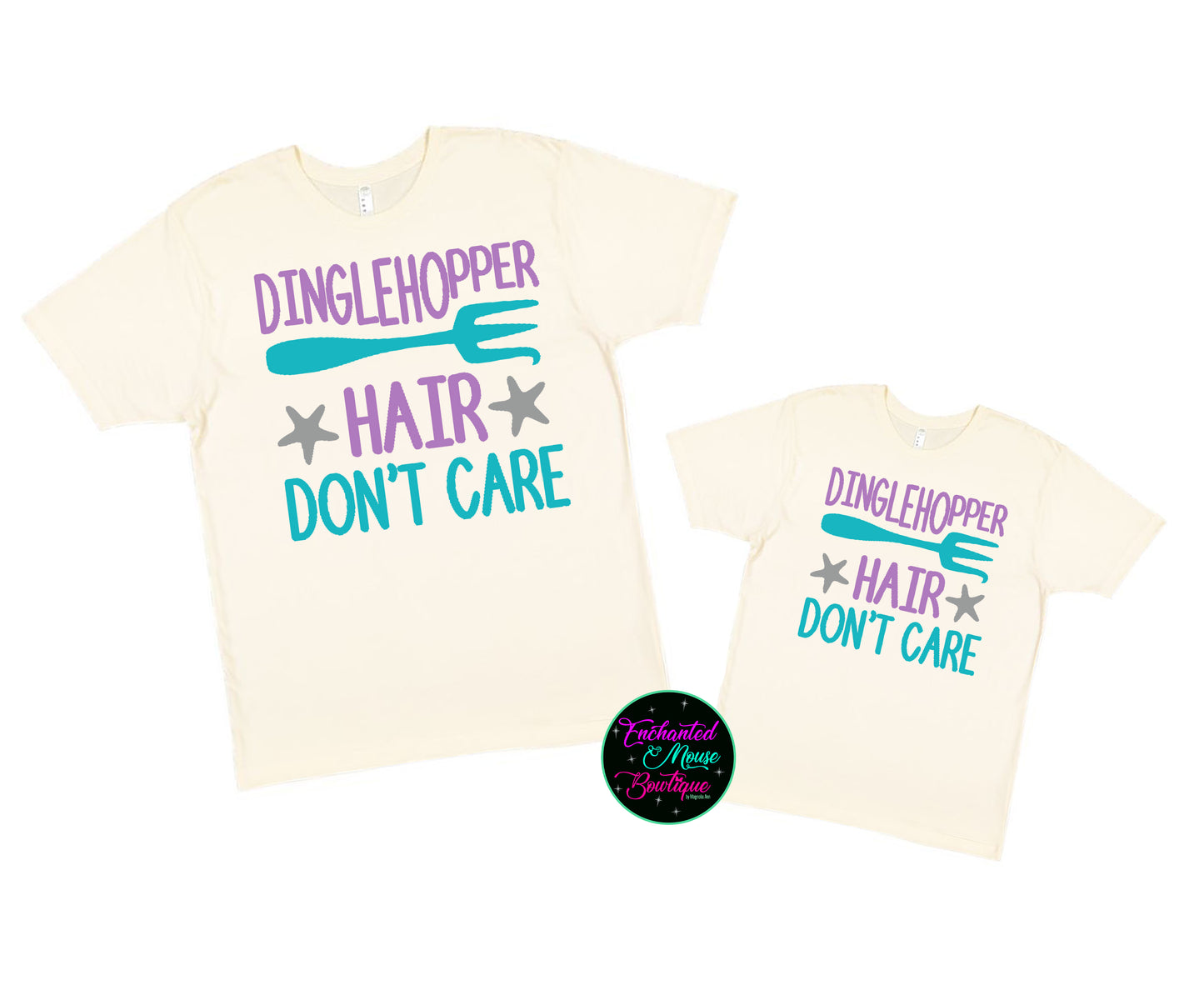 Dinglehopper Hair Don't Care, The Little Mermaid Shirt, Ariel Shirt, Disney Princess Shirt, Disney Shirt, Disney Family Matching Shirts