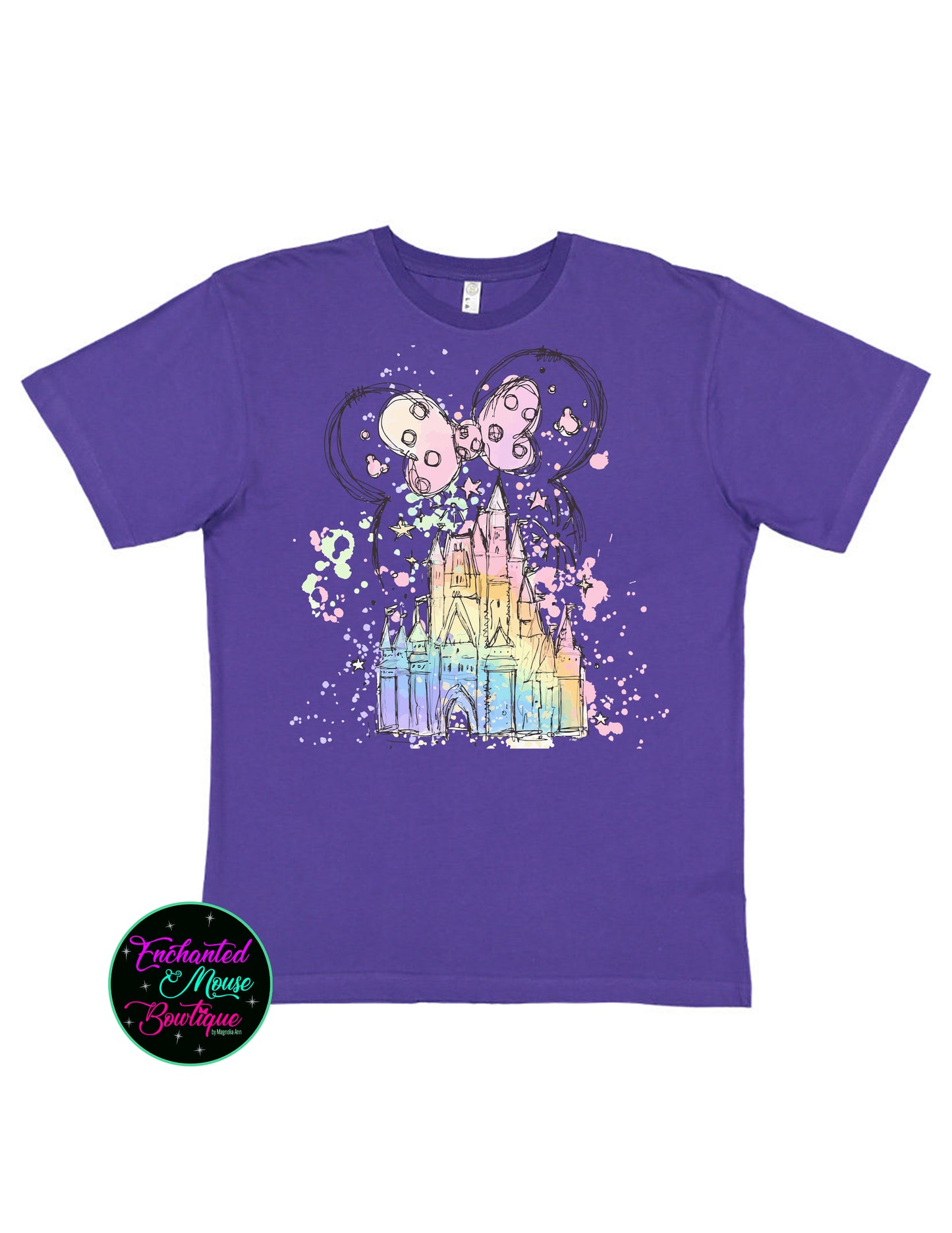 Magic Kingdom Shirt, Matching Disney Shirts, Disney Shirt, Disney World Matching Shirts, Plus Size Disney Shirt, Disney Watercolor Castle Tee