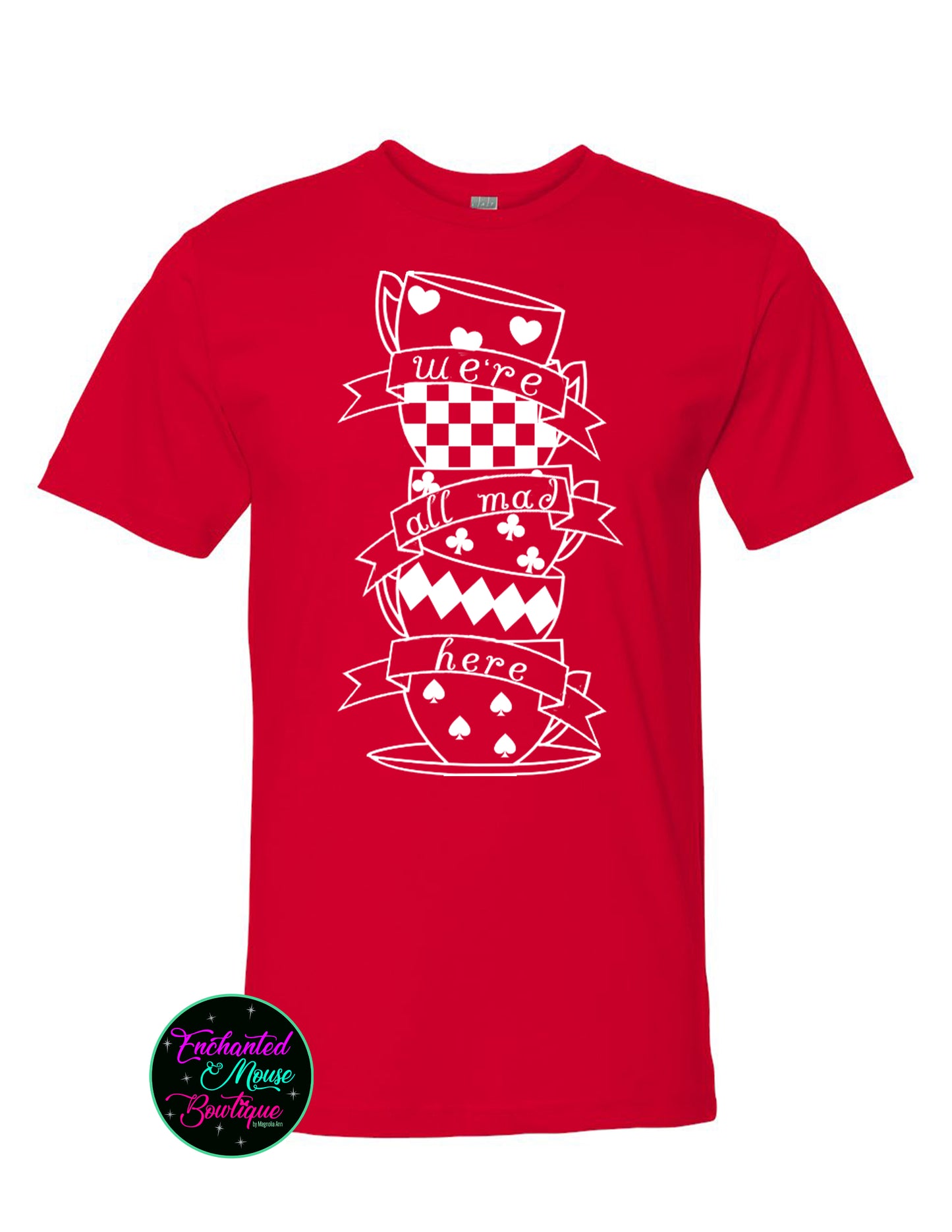 We're All Mad Here Disney Shirt, We're All Mad Shirt, Alice in Wonderland Shirt, Mad Hatter Shirt, Alice in Wonderland T-shirt, Disney Shirt