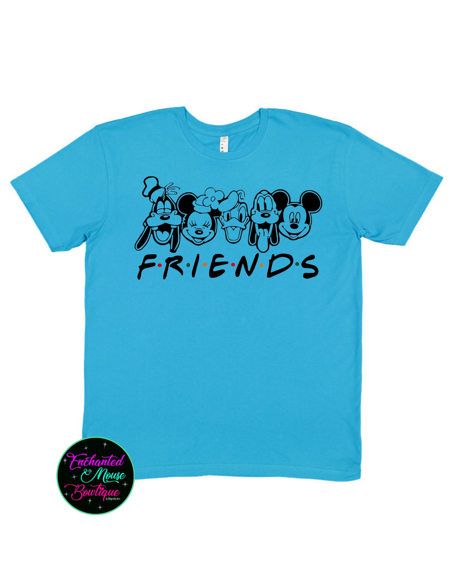 Mickey And Friends Shirt, Disney Friends T-Shirt, Disney Squad Shirt, Disney Family Shirts, Friends Themed Tees, Plus Size Disney Shirt
