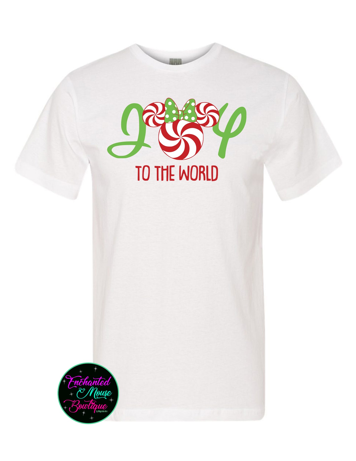 Joy to the World Disney Shirt, Christmas Disney Shirt, Minnie Christmas Shirt, Matching Disney Shirts, Disney Shirt, Plus Size Disney Shirt