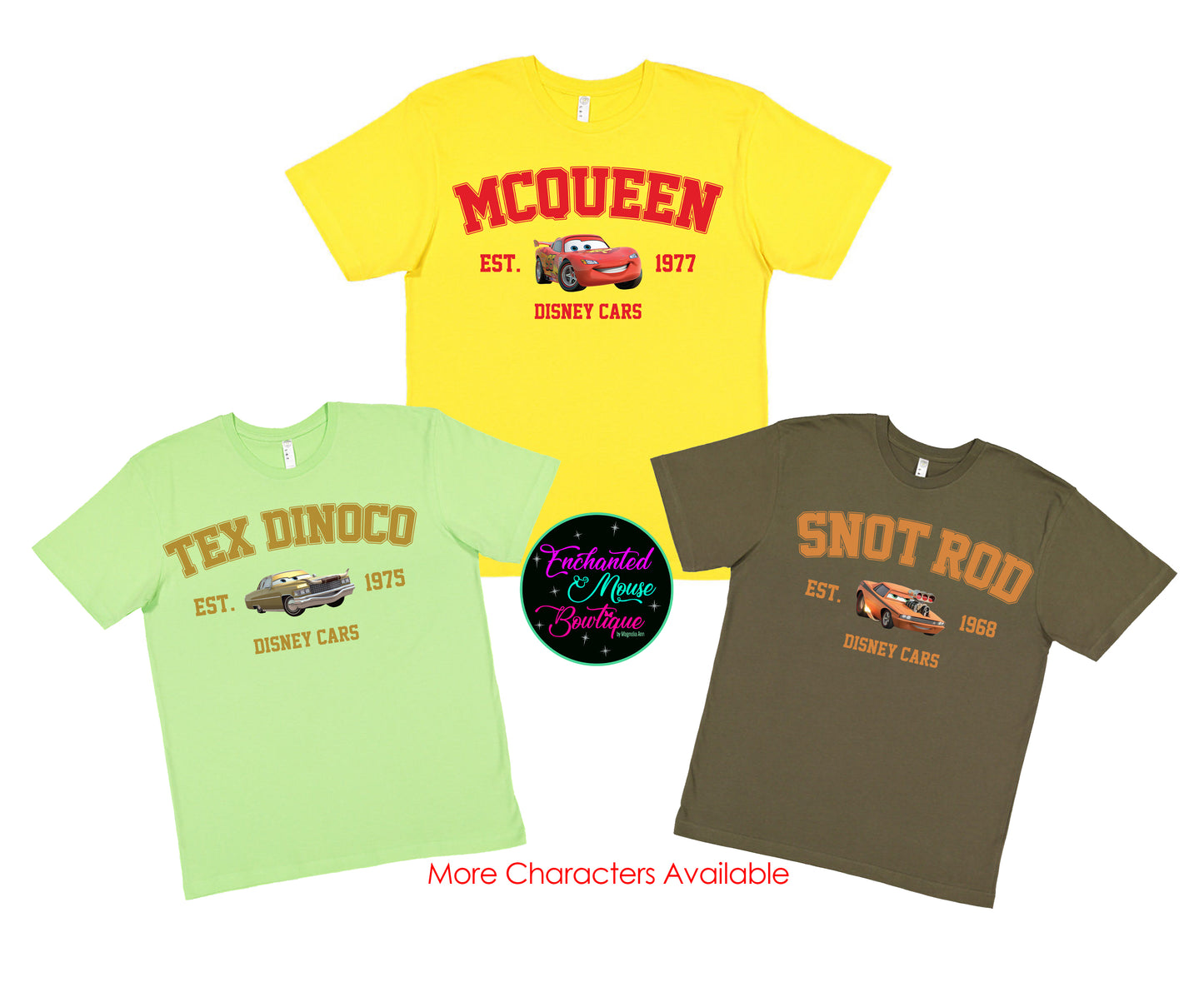 Disney Cars Character Shirt, Disney Cars Shirt, Lightening McQueen Shirt, Tow Mater Shirt, Cars Pixar Shirt, Disney Shirt for Kids, Cars Tee