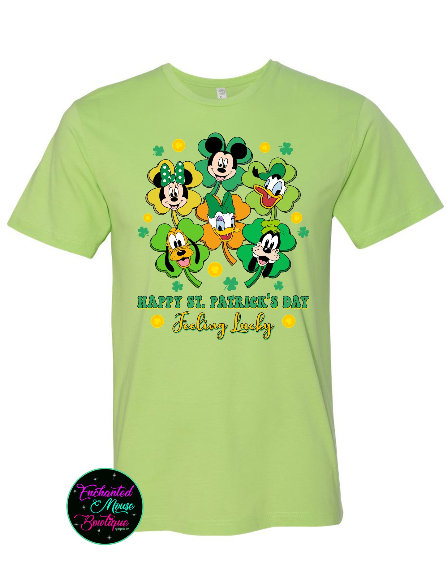 Mickey & Friends St. Patrick's Day Shirt, Disney St Patrick's Day Shirt, Feeling Lucky Shirt, St Patrick's Day Mickey Shirt, St. Patrick's Day Disney Shirt, Mickey & Friends Shirt