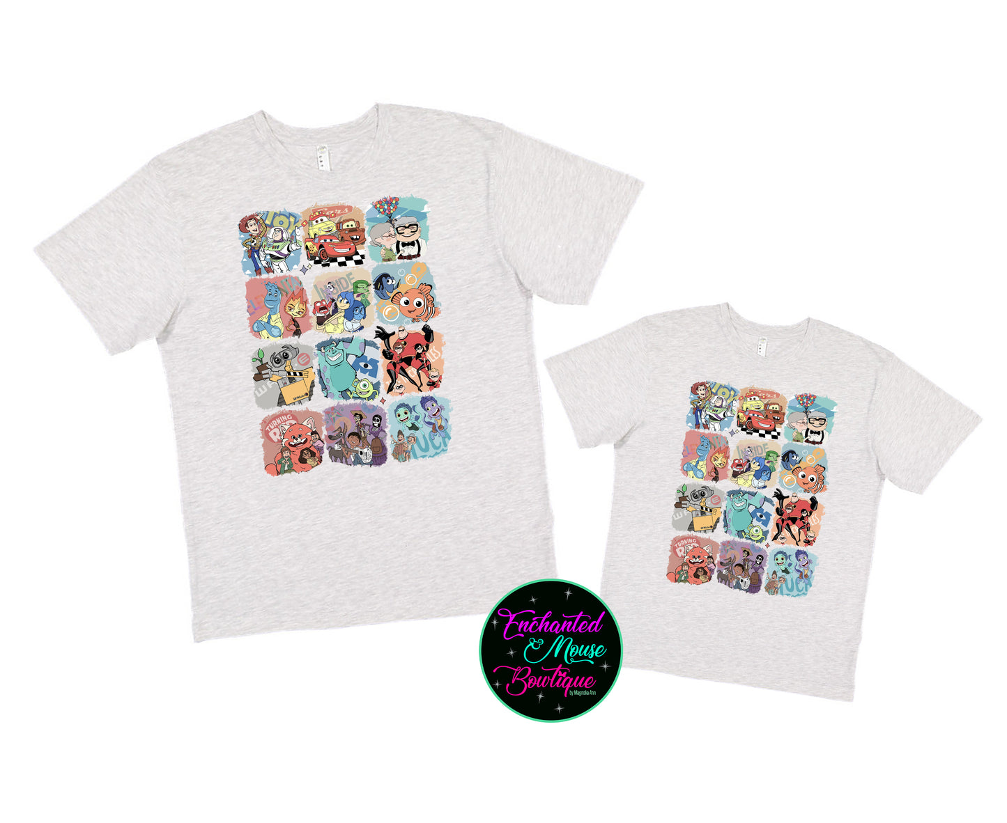 Pixar Movies Shirt, Pixar Shirt, Hollywood Studios Shirt, Pixar Characters Group Shirt, Disney Matching Family Shirt, Plus Size Disney Shirt