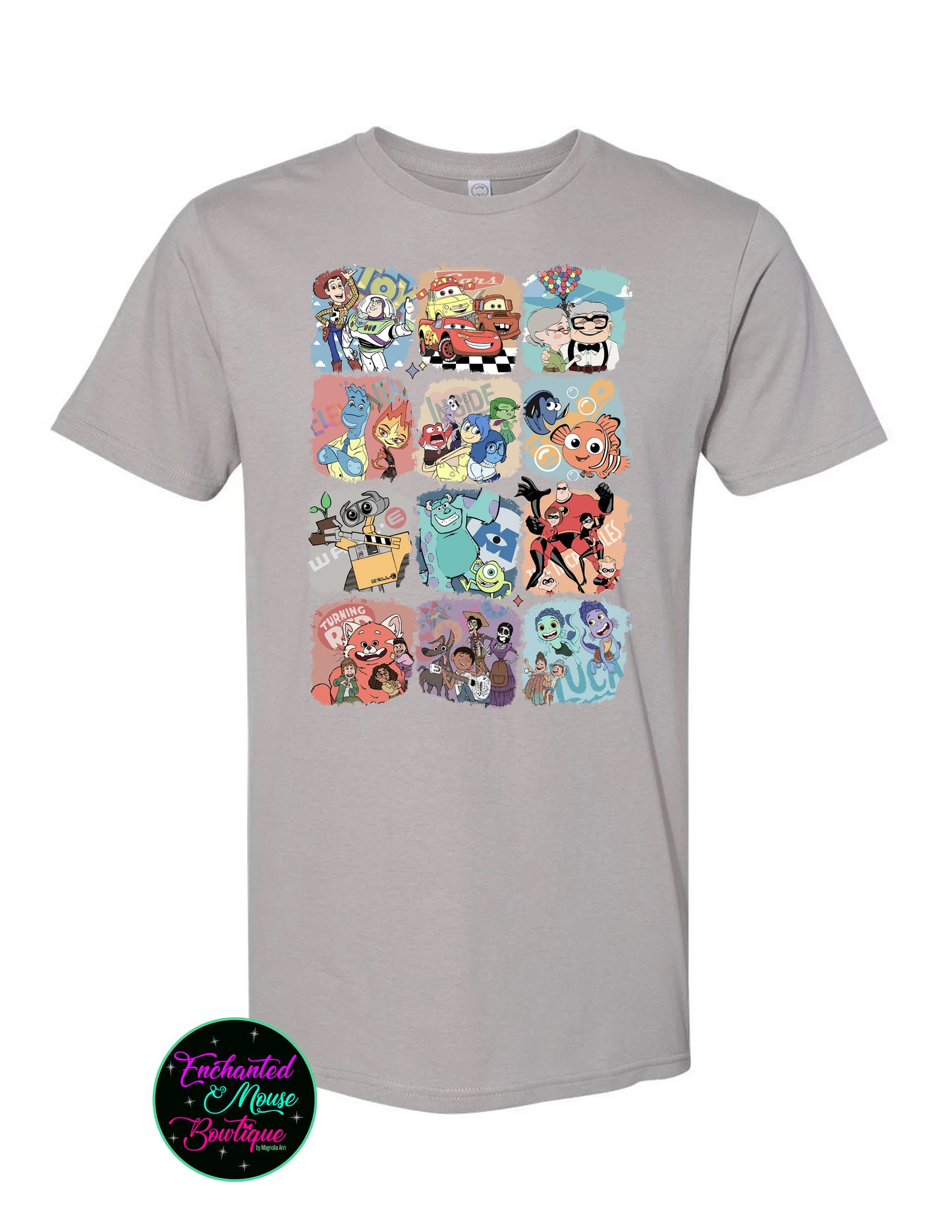 Pixar Movies Shirt, Pixar Shirt, Hollywood Studios Shirt, Pixar Characters Group Shirt, Disney Matching Family Shirt, Plus Size Disney Shirt