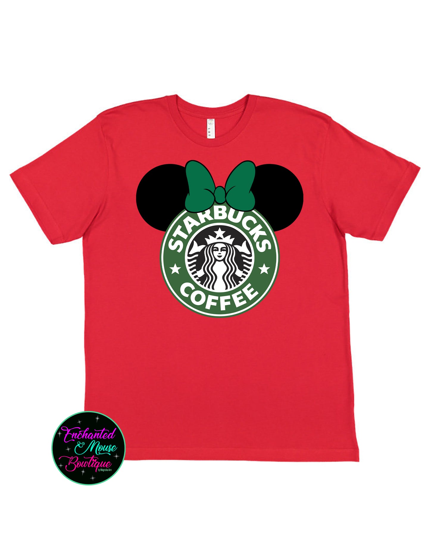 Starbucks Minnie Shirt, Starbucks Shirt, Minnie Shirt, Matching Disney Shirt, Plus Size Disney Shirt, Coffee Lover, Disney Adult, Mom Life