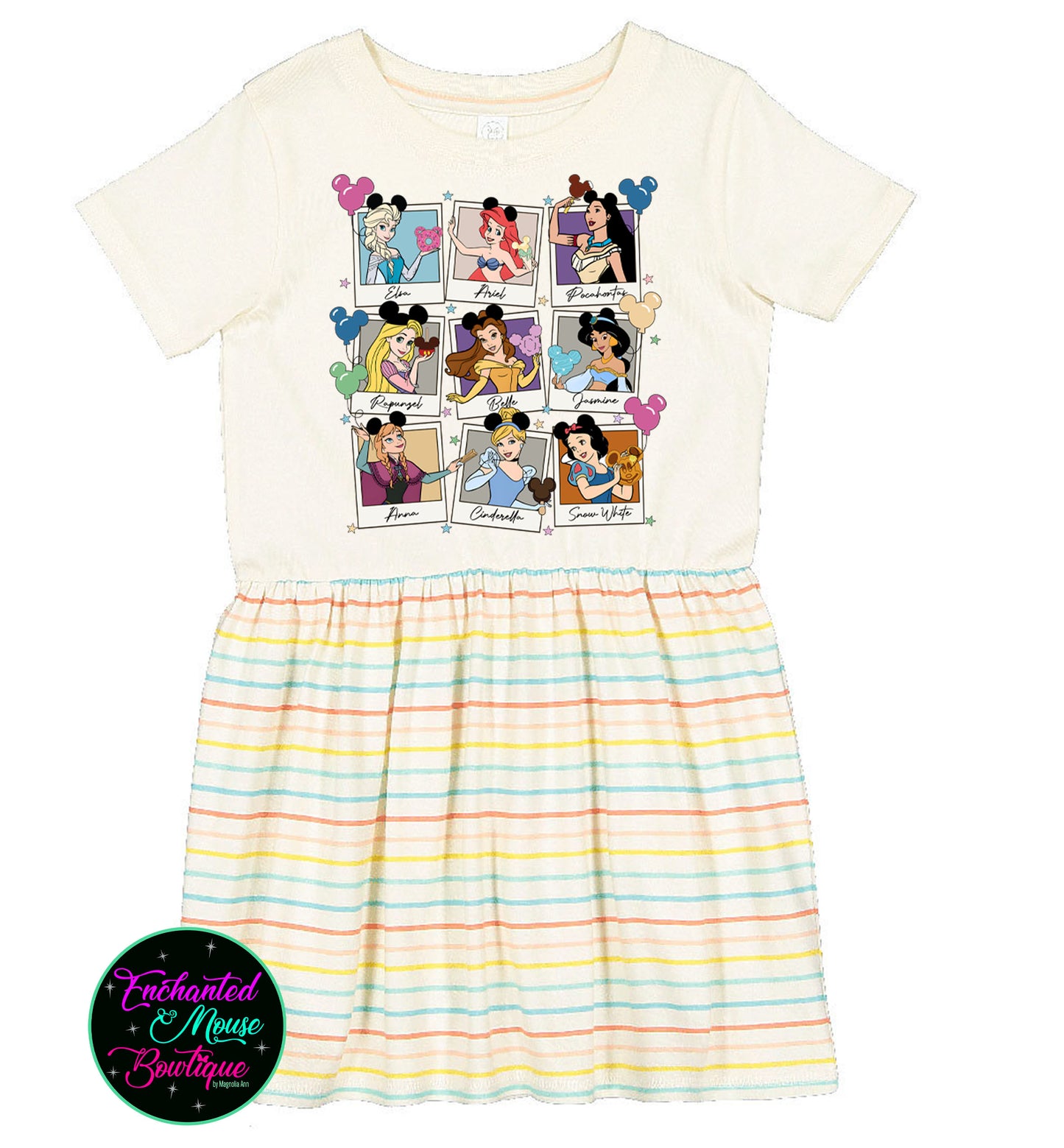 Disney Princess Dress, Girls Disney Dress, Disney Dress, Toddler Disney Dress, Infant Disney Dress, Baby Disney Dress, Disney World Dress