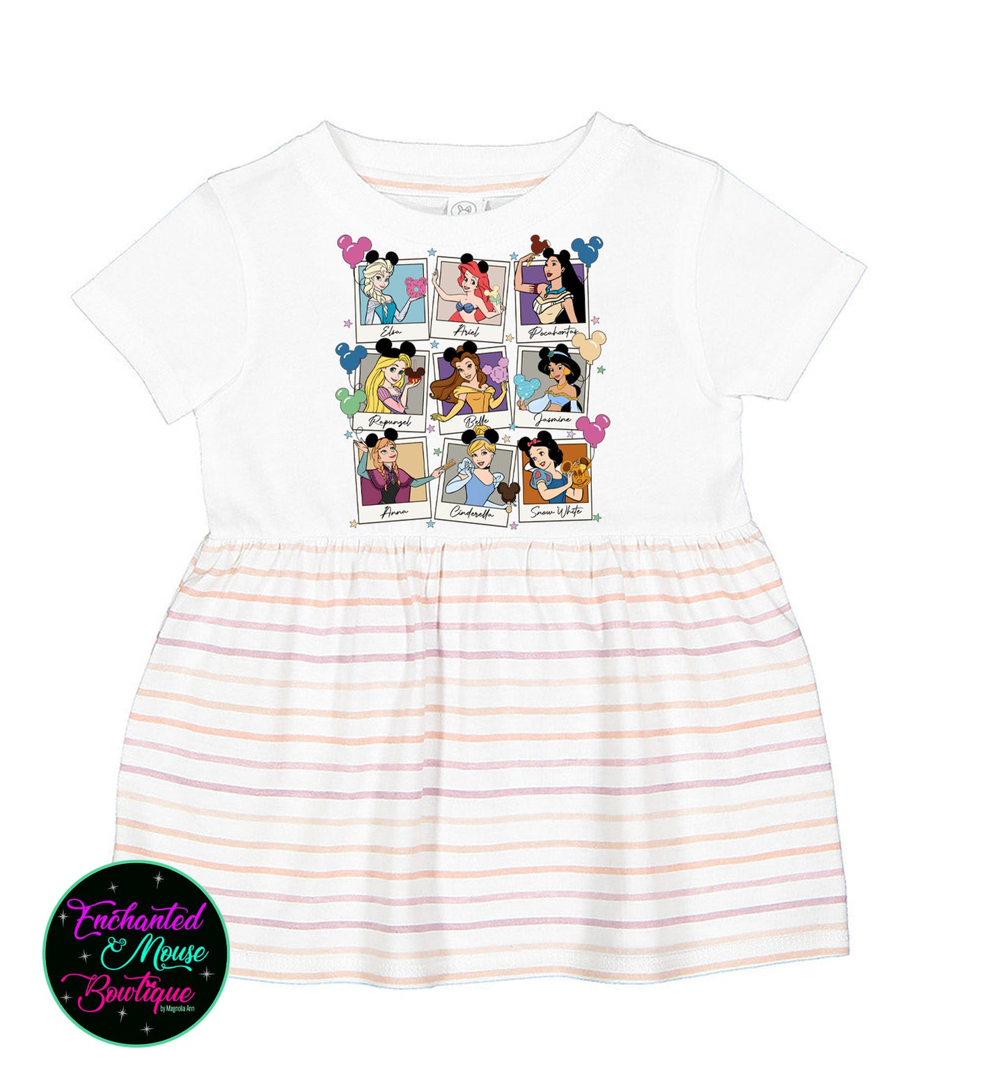 Disney Princess Dress, Girls Disney Dress, Disney Dress, Toddler Disney Dress, Infant Disney Dress, Baby Disney Dress, Disney World Dress