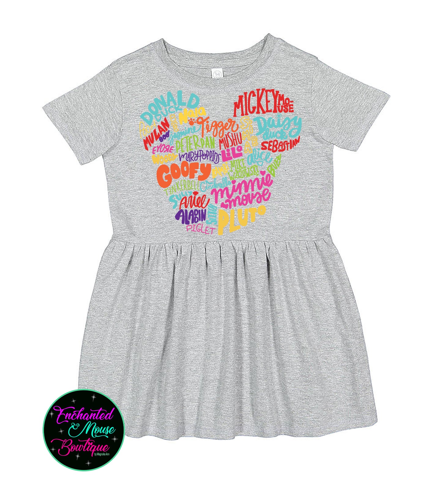 Disney Character Names, Girls Disney Dress, Disney Dress, Toddler Disney Dress, Infant Disney Dress, Baby Disney Dress, Disney World Dress