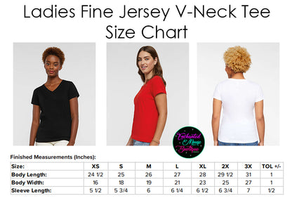 Custom Design V-Neck Shirt, Sizes XS-3X, Create Your Own Design, Womens Premium Jersey V Neck T-shirt, Plus Size Clothing, Plus Size T Shirt