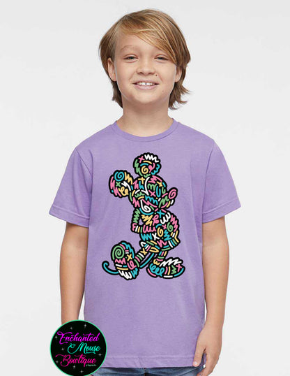 Mickey Drawing, Mickey Mouse Shirt, Disney Shirt, Toddler Disney Shirt, Kids Disney Shirt, Minnie Mouse Shirt, Mickey Mouse Shirt, Magical Shirt