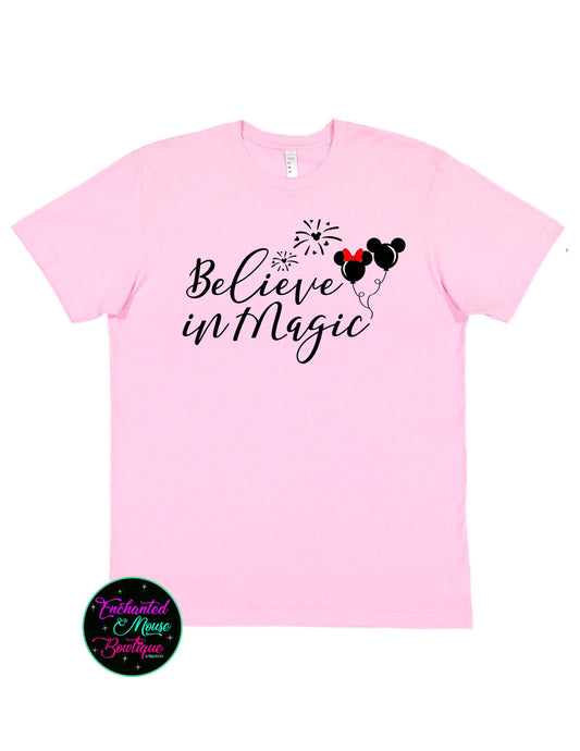 Believe in Magic Shirt, Believe In The Magic Shirt, Disney Shirt, Magic Kingdom Shirt, Disney Vacation Shirt, Plus Size Disney Shirt, Disney