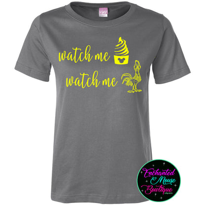 Watch Me Whip Watch Me Hei Hei, Funny Disney Shirt, Dole Whip Shirt, Hei Hei Shirt, Moana Shirt, Disney Shirt, Plus Size Disney Shirt, Snack Shirt