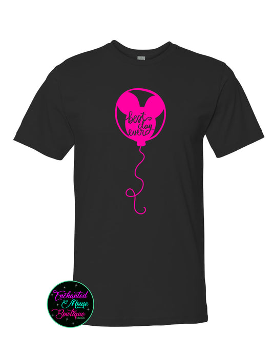 Best Day Ever, Mickey Balloon, Disney Vacation Shirt, Disney Shirt, Disney World Shirt, Plus Size Disney Shirt, Disneyland Shirt, Mickey Tee