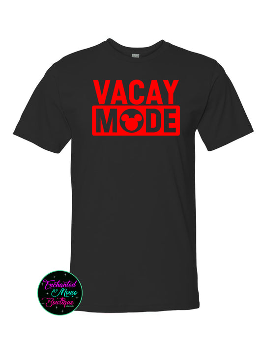 Vacay Mode, Disney Vacation Shirt, Mickey Mouse Shirt, Mickey Shirt, Disney Shirt, Matching Disney Shirt, Plus Size Disney Shirt, Disney Dad