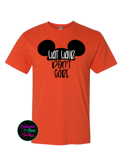 Hat Hair Don't Care, Disney Shirt, Mickey Shirt, Funny Disney Shirt, Matching Disney Shirts, Mickey Ears Shirt, Plus Size Disney Shirt