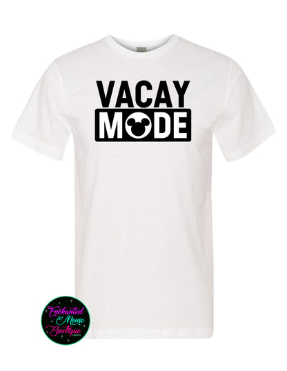 Vacay Mode, Disney Vacation Shirt, Mickey Mouse Shirt, Mickey Shirt, Disney Shirt, Matching Disney Shirt, Plus Size Disney Shirt, Disney Dad