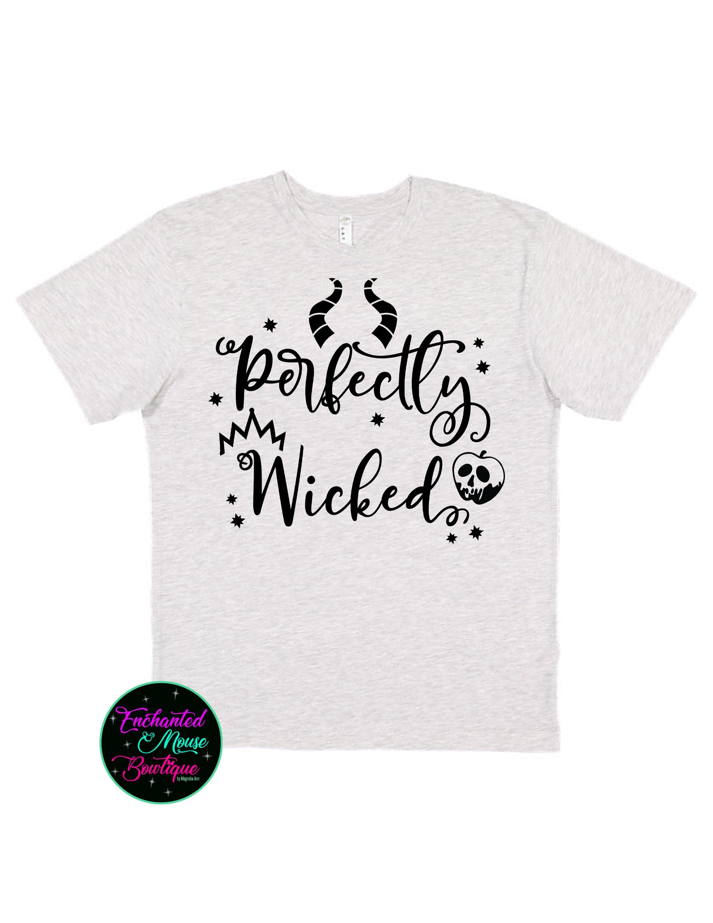 Perfectly Wicked, Villain Shirt, Disney Villain Shirt, Disney Witches Shirt, The Evil Queen Shirt, Maleficent Shirt, Ursula Shirt, Plus Size Villain Shirt