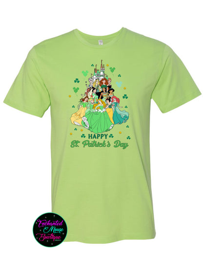 Princess St Patrick's Day Shirt, Disney St Patrick's Day Shirt, St Patrick's Day Princess Shirt, St. Patrick's Day Disney Shirt, Princess Tee