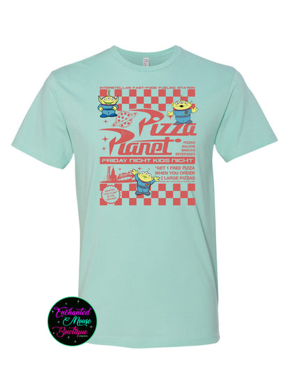 Pizza Planet Shirt, Disney Alien Pizza Planet Shirt, Disney Snacks Shirt, Disney Toy Story, Pizza Shirt, Toy Story Shirt, Toy Story Tee