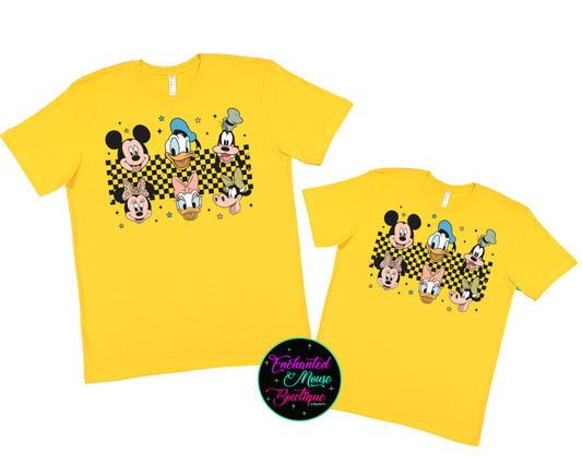 Retro Mickey And Friends Shirt, Mickey and Friends Shirt, Mickey Mouse Shirt, Disney Shirt, Disney Matching Shirts, Plus Size Disney Shirt