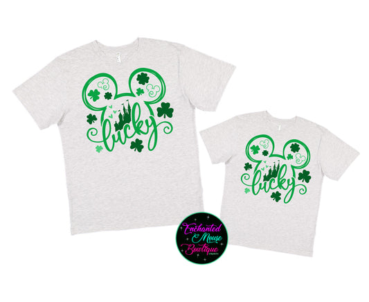 Lucky Disney Shirt, Disney St Patrick's Day Shirt, St Patrick's Day Mickey Shirt, St. Patrick's Day Disney Shirt, Magic Kingdom Shirt, Lucky Shirt