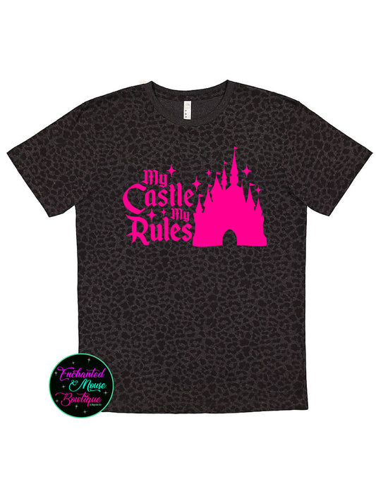 My Castle My Rules, Disney Shirt, Kids Disney Shirt, Girls Disney Shirt, Disney Shirt for her, Magic Kingdom Shirt, Princess Shirt, Castle Tee