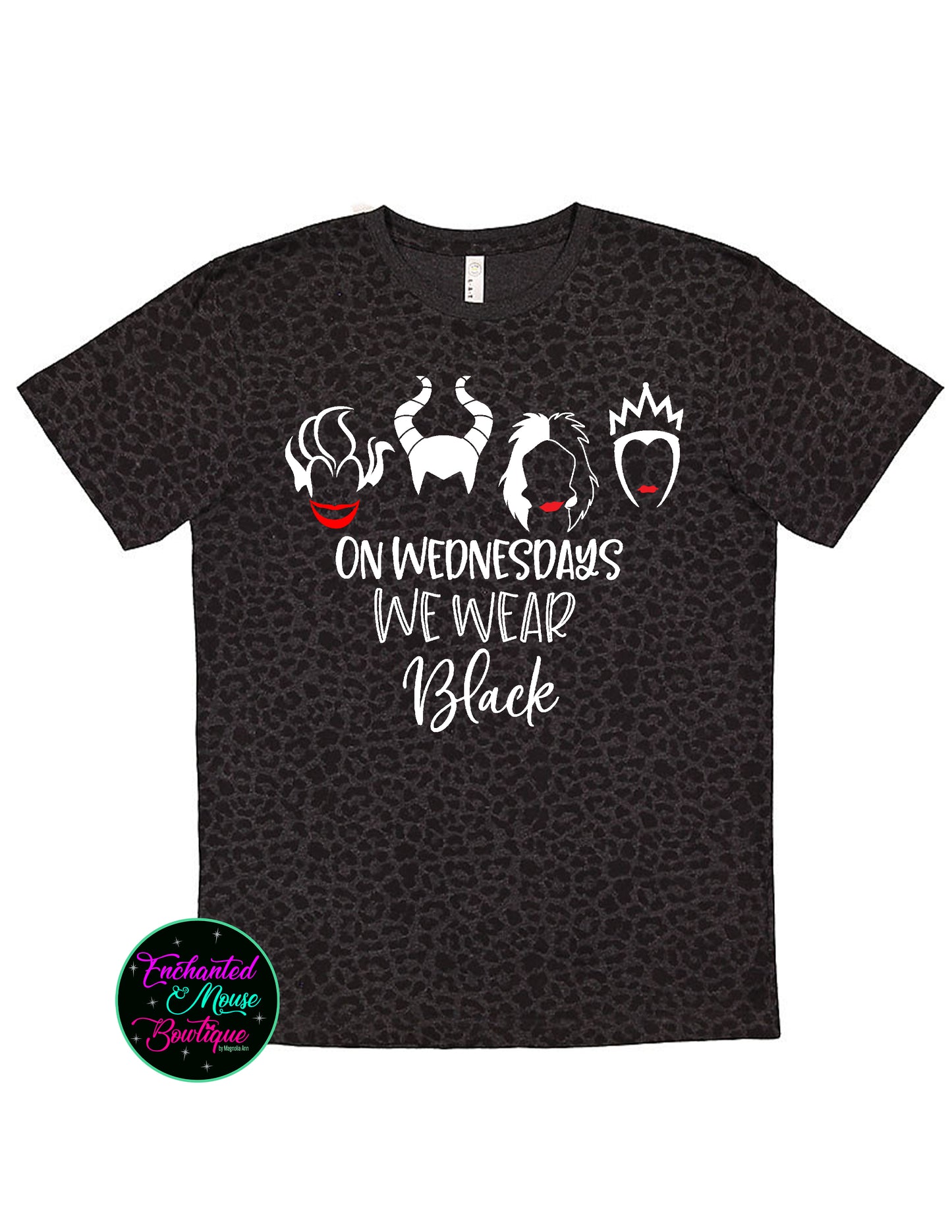 On Wednesdays We Wear Black, Villain Shirt, Disney Villain Shirt, Disney Witches Shirt, The Evil Queen Shirt, Maleficent Shirt, Ursula Shirt