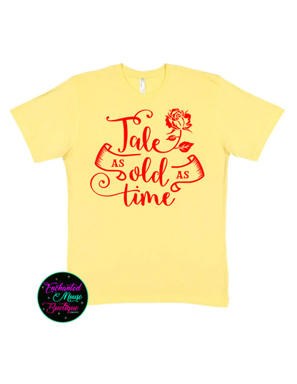 Tale as Old as Time Shirt, Beauty and the Beast Shirt, Belle Disney Shirt, Girls Disney Shirt, Disney Princess Belle Shirt, Belle Shirt