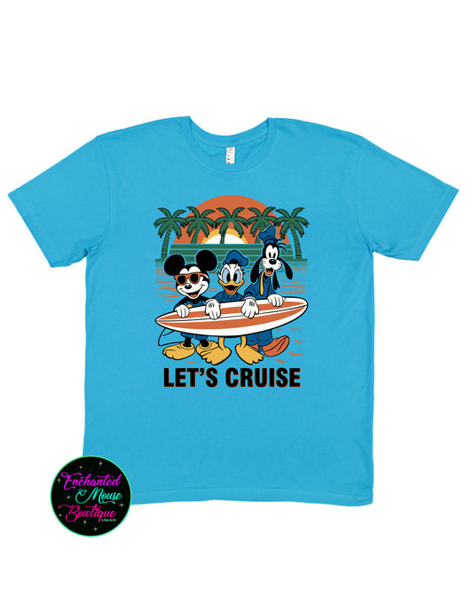 Let's Cruise, Disney Cruise Shirt, Mickey Disney Cruise Shirt, Goofy Cruise Shirt, Donald Cruise Shirt, Disney Fantasy, Disney Wish, Disney Magic, Cruise