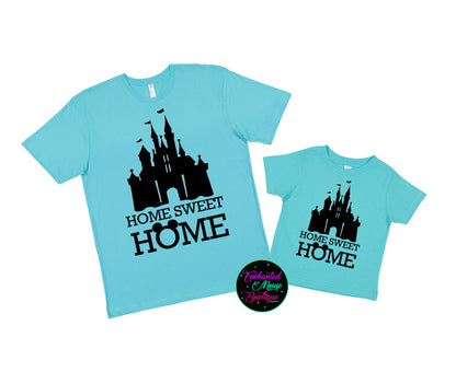 Home Sweet Home, Magic Kingdom Shirt, Matching Disney Shirts, Disney Shirt, Disney World Matching Shirts, Plus Size Disney Shirt, Castle Shirt, Mickey Shirt
