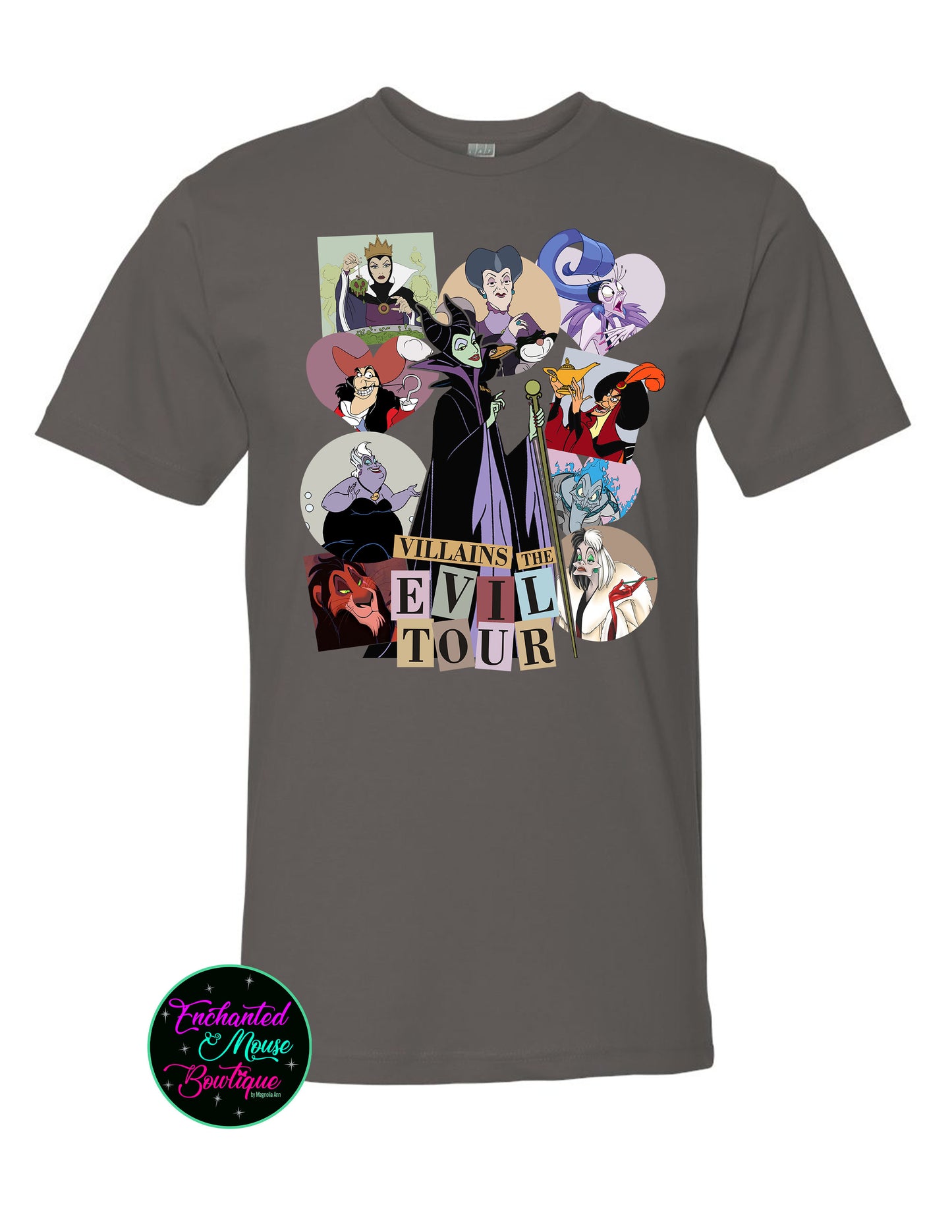 Villains The Evil Tour, Villain Shirt, Disney Villain Shirt, Matching Shirts, Disney Witches Shirt, The Evil Queen Shirt, Maleficent Shirt