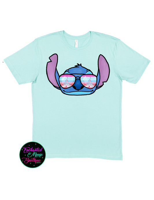 Stitch Sunglasses Shirt, Lilo & Stitch Shirt, Stitch Magic Kingdom Shirt, Lilo and Stitch, Disney Stitch Shirt, Disney Kids Shirt, Magic Kingdom Shirt