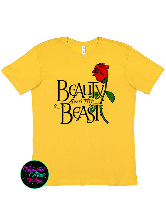 Beauty and the Beast Shirt, Belle Disney Shirt, Girls Disney Shirt, Disney Princess Belle Shirt, Beauty and The Beast Movie, Belle Rose Tee