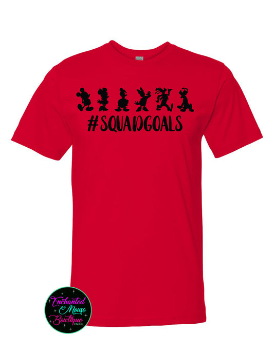 Squad Goals, Disney Matching Shirts, Matching Family Shirts, Disney Shirt, Toddler Disney Shirt, Kids Disney Shirt, Family Vacation Shirts