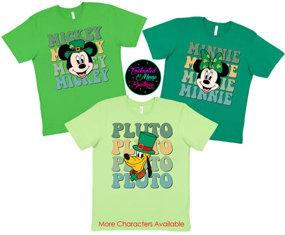 Disney St Patrick's Day Shirt, St Patrick's Day Mickey Shirt, St. Patrick's Day Disney Shirt, Minnie St. Patrick's Day Shirt, Matching Shirts