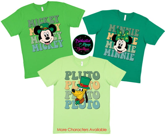 Disney St Patrick's Day Shirt, St Patrick's Day Mickey Shirt, St. Patrick's Day Disney Shirt, Minnie St. Patrick's Day Shirt, Matching Shirts
