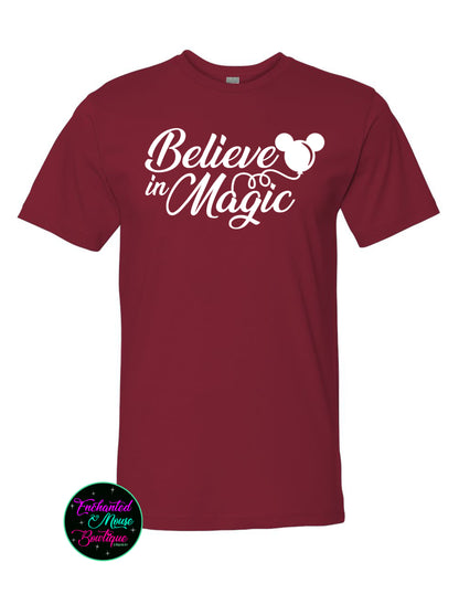 Believe in Magic Shirt, Believe In The Magic Shirt, Disney Shirt, Magic Kingdom Shirt, Disney Vacation Shirt, Plus Size Disney Shirt